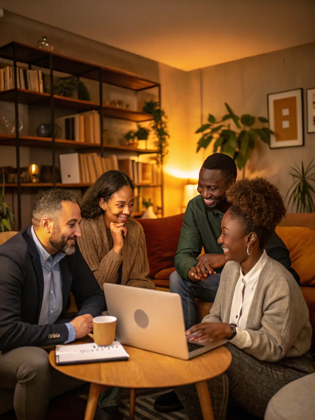 A dynamic image illustrating a team working remotely using Uptech Solutions' cloud-based platform, highlighting accessibility, security, and seamless collaboration.